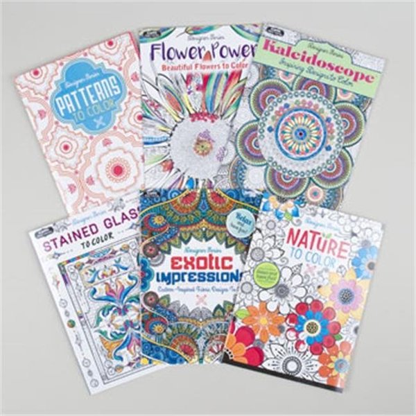 Kappa Kappa 1809 32Pg 2 Assorted Coloring Book Adult; Pack of 48 1809